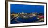 Panoramic of Inner harbor in Victoria, British Columbia, Canada-Chuck Haney-Framed Photographic Print