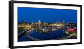 Panoramic of Inner harbor in Victoria, British Columbia, Canada-Chuck Haney-Framed Photographic Print