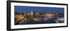 Panoramic of Inner harbor in Victoria, British Columbia, Canada-Chuck Haney-Framed Photographic Print