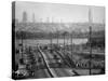 Panoramic of New York City Skyline Seen from New Jersey-Andreas Feininger-Stretched Canvas