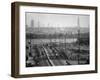 Panoramic of New York City Skyline Seen from New Jersey-Andreas Feininger-Framed Photographic Print