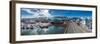 Panoramic of Reykjavik Harbor, Reykjavik, Iceland-null-Framed Photographic Print