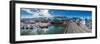 Panoramic of Reykjavik Harbor, Reykjavik, Iceland-null-Framed Photographic Print