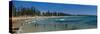 Panoramic of Surf Lifesaving Contest, Manly Beach, Sydney, New South Wales, Australia, Pacific-Giles Bracher-Stretched Canvas