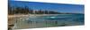 Panoramic of Surf Lifesaving Contest, Manly Beach, Sydney, New South Wales, Australia, Pacific-Giles Bracher-Mounted Photographic Print