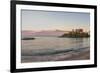 Panoramic of the Marquette Harbor Lighthouse on Lake Superior in Marquette, Michigan USA-Chuck Haney-Framed Premium Photographic Print