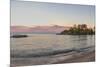 Panoramic of the Marquette Harbor Lighthouse on Lake Superior in Marquette, Michigan USA-Chuck Haney-Mounted Premium Photographic Print