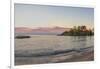 Panoramic of the Marquette Harbor Lighthouse on Lake Superior in Marquette, Michigan USA-Chuck Haney-Framed Photographic Print