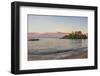 Panoramic of the Marquette Harbor Lighthouse on Lake Superior in Marquette, Michigan USA-Chuck Haney-Framed Photographic Print