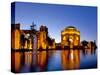 Panoramic of the Palace of Fine Arts at Dusk in San Francisco, California, Usa-Chuck Haney-Stretched Canvas