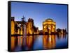 Panoramic of the Palace of Fine Arts at Dusk in San Francisco, California, Usa-Chuck Haney-Framed Stretched Canvas