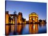 Panoramic of the Palace of Fine Arts at Dusk in San Francisco, California, Usa-Chuck Haney-Stretched Canvas