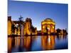 Panoramic of the Palace of Fine Arts at Dusk in San Francisco, California, Usa-Chuck Haney-Mounted Photographic Print