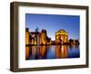 Panoramic of the Palace of Fine Arts at Dusk in San Francisco, California, Usa-Chuck Haney-Framed Photographic Print