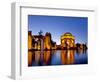 Panoramic of the Palace of Fine Arts at Dusk in San Francisco, California, Usa-Chuck Haney-Framed Photographic Print