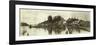 Panoramic Photo of Gig Harbor, WA (January 16, 1927)-Marvin Boland-Framed Giclee Print