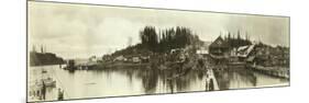 Panoramic Photo of Gig Harbor, WA (January 16, 1927)-Marvin Boland-Mounted Giclee Print