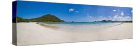 Panoramic Photo of Idyllic Selong Belanak Beach, South Lombok, Indonesia, Southeast Asia, Asia-Matthew Williams-Ellis-Stretched Canvas