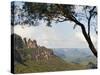 Panoramic Photo of the Three Sisters, Blue Mountains, Katoomba, New South Wales, Australia, Pacific-Matthew Williams-Ellis-Stretched Canvas