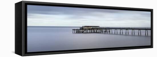 Panoramic Picture of Deal Pier, Deal, Kent, England, United Kingdom-John Woodworth-Framed Stretched Canvas