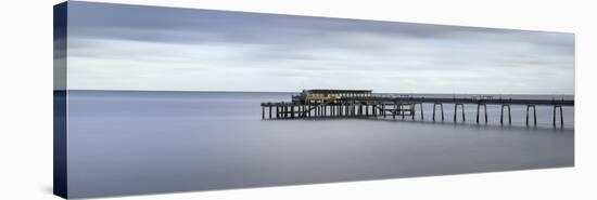 Panoramic Picture of Deal Pier, Deal, Kent, England, United Kingdom-John Woodworth-Stretched Canvas