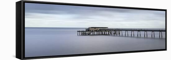 Panoramic Picture of Deal Pier, Deal, Kent, England, United Kingdom-John Woodworth-Framed Stretched Canvas