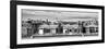 Panoramic Rooftops View, Black and White Photography, Sacre-Cœur Basilica, Paris, France-Philippe Hugonnard-Framed Photographic Print