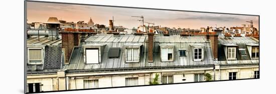 Panoramic Rooftops View, Sacre-Cœur Basilica, Paris, France-Philippe Hugonnard-Mounted Photographic Print