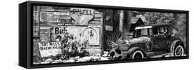 Panoramic - Route 66 - Gas Station - Arizona - United States-Philippe Hugonnard-Framed Stretched Canvas