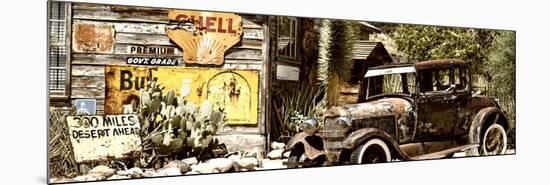 Panoramic - Route 66 - Gas Station - Arizona - United States-Philippe Hugonnard-Mounted Photographic Print