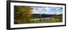 Panoramic scene in the vineyards in Virginia.-Michele Niles-Framed Photographic Print