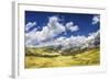 Panoramic Shot of a Field in the Dolomite Alps, Northern Italy-null-Framed Photographic Print