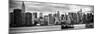 Panoramic Skyline Manhattan with Empire State Building and Chrysler Building-Philippe Hugonnard-Mounted Photographic Print