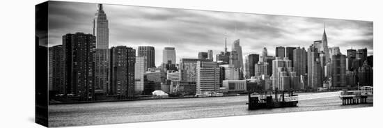 Panoramic Skyline Manhattan with Empire State Building and Chrysler Building-Philippe Hugonnard-Stretched Canvas