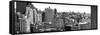 Panoramic Skyline Manhattan-Philippe Hugonnard-Framed Stretched Canvas