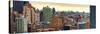 Panoramic Skyline Manhattan-Philippe Hugonnard-Stretched Canvas