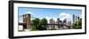 Panoramic Skyline of Manhattan, Brooklyn Bridge and One World Trade Center, New York City, US-Philippe Hugonnard-Framed Photographic Print