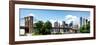 Panoramic Skyline of Manhattan, Brooklyn Bridge and One World Trade Center, New York City, US-Philippe Hugonnard-Framed Photographic Print