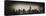 Panoramic Skyline of the Skyscrapers of Manhattan by Night from Brooklyn-Philippe Hugonnard-Framed Stretched Canvas