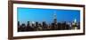 Panoramic Skyline of the Skyscrapers of Manhattan by Nightfall from Brooklyn-Philippe Hugonnard-Framed Photographic Print