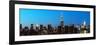 Panoramic Skyline of the Skyscrapers of Manhattan by Nightfall from Brooklyn-Philippe Hugonnard-Framed Photographic Print