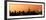 Panoramic Skyline of the Skyscrapers of Manhattan by Orange Night from Brooklyn-Philippe Hugonnard-Framed Photographic Print