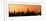 Panoramic Skyline of the Skyscrapers of Manhattan by Orange Night from Brooklyn-Philippe Hugonnard-Framed Photographic Print