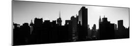 Panoramic Skyscrapers and Buildings Views-Philippe Hugonnard-Mounted Photographic Print