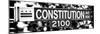 Panoramic Street Sign "Constitution Ave Nw 2100", Washington D.C, District of Columbia-Philippe Hugonnard-Mounted Photographic Print