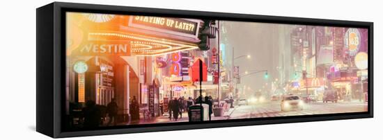 Panoramic Street View-Philippe Hugonnard-Framed Stretched Canvas