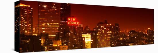 Panoramic - The New Yorker - Manhattan - New York City - United States-Philippe Hugonnard-Stretched Canvas