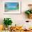 Panoramic Tropical Beach with Coconut Palm-Hydromet-Framed Photographic Print displayed on a wall