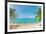 Panoramic Tropical Beach with Coconut Palm-Hydromet-Framed Photographic Print