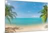 Panoramic Tropical Beach with Coconut Palm-Hydromet-Mounted Photographic Print